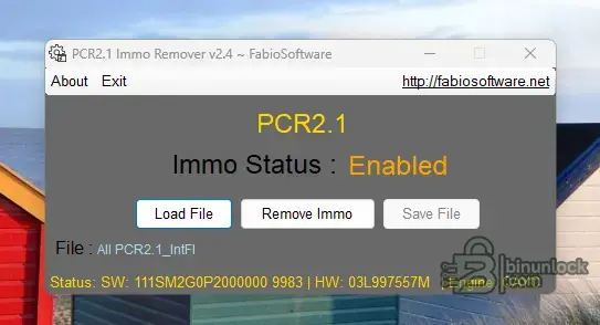 Программа PCR2.1 Immo Remover v2.4 — вложение 1