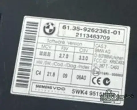 файл flash для BMW CAS3+ — вложение 2