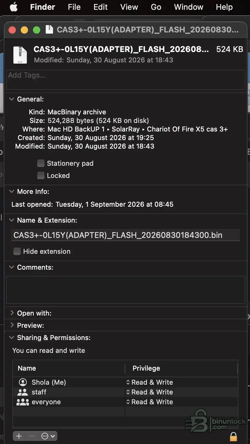 файл flash для BMW CAS3+ — вложение 4