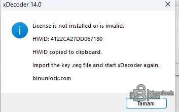 Не могу установить X DECODER — вложение 1
