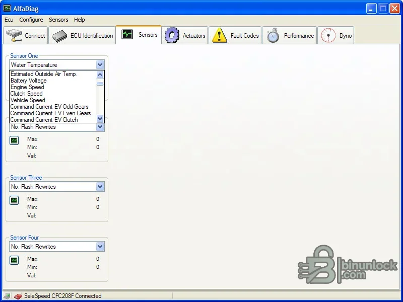 AlfaDiag — диагностика Alfa Romeo и Fiat по K-Line и CAN 3.3.0.11 — скриншот 2