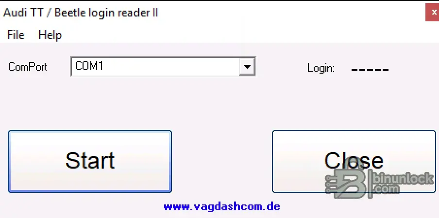 Audi TT / Beetle Login Reader II — утилита PIN иммобилайзера K-line 2025-09-16 — скриншот 1
