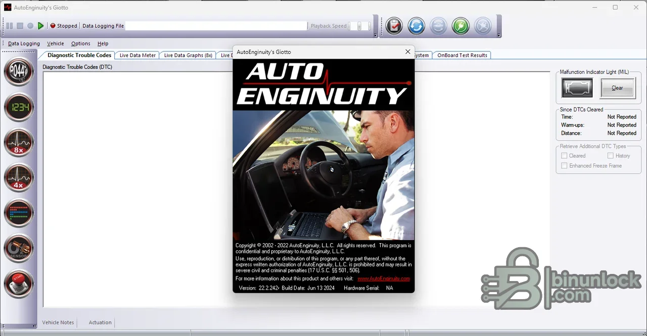 AutoEnginuity Giotto ScanTool — платформа диагностики OBD-II и расширенных модулей 22.2.2424.1 — скриншот 1