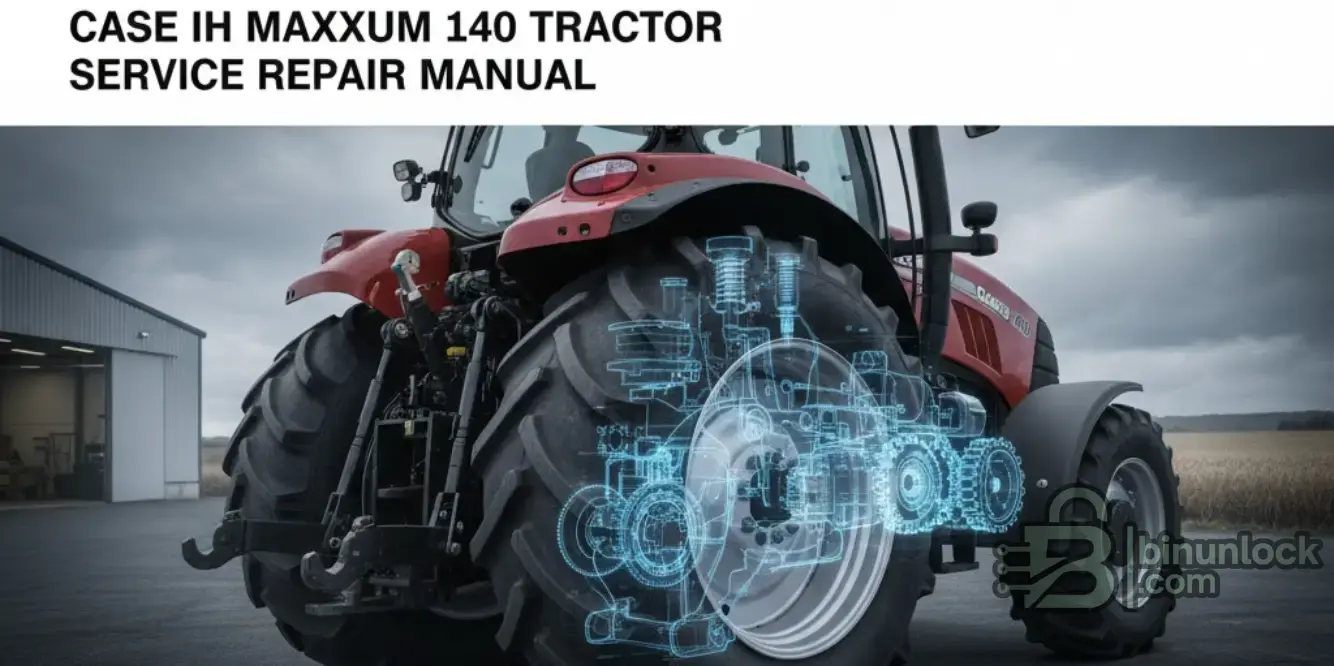 Руководство по обслуживанию трактора Case IH Maxxum 140 — скриншот 1