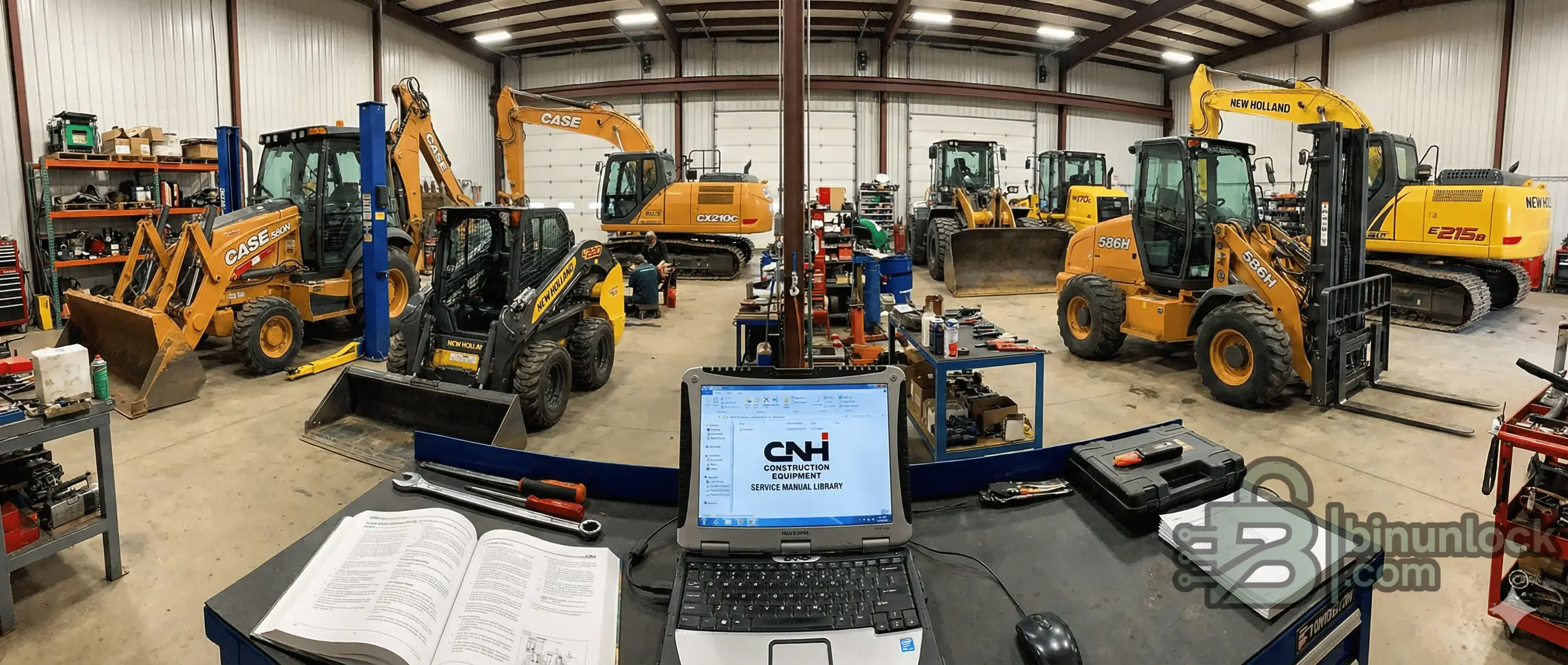 Библиотека сервисных мануалов по строительной технике CNH — скриншот 1