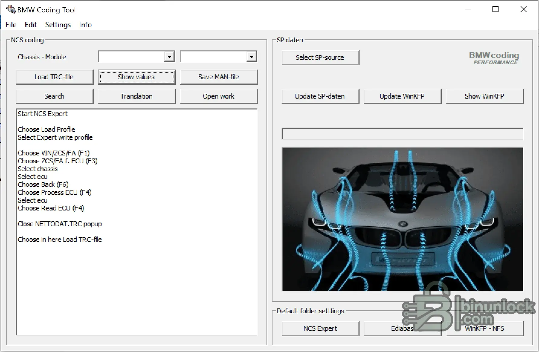 BMW Coding Tool — для NCS-Expert и SP-Daten 2.5.0 — скриншот 1