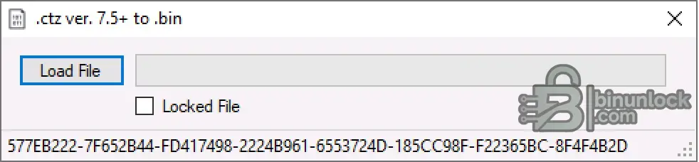 CTZ to BIN Converter — извлечение и просмотр файлов прошивок EFI Live 7.5 — скриншот 1