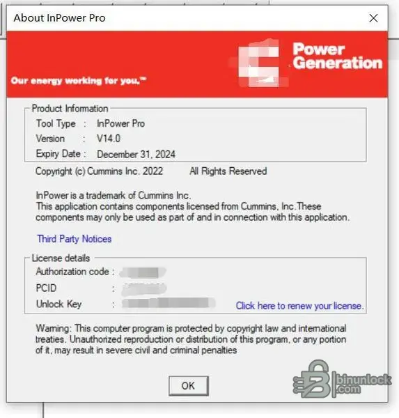 Cummins InPower Pro — пакет управления генераторными установками 14.0 — скриншот 1