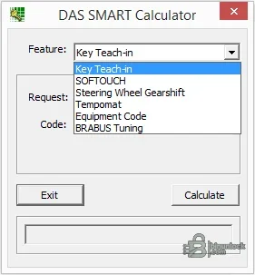 DAS Smart Calculator — утилита TAN-кодов Mercedes-Benz 1.0.0.1 — скриншот 1