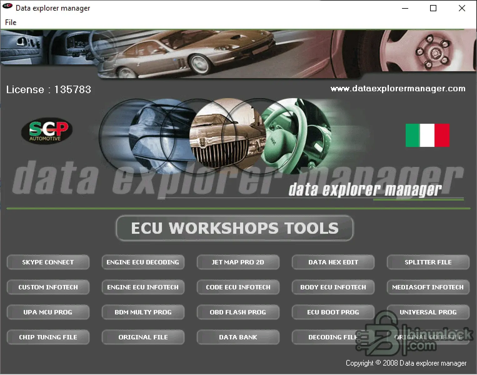 Data Explorer Manager — лучший набор инструментов для ECU и BCM 2025-08-30 — скриншот 1