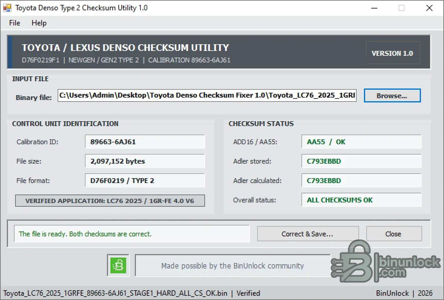 Проблема с checksum DENSO Gen2 Toyota Land Cruiser LC76 2025 — вложение 3