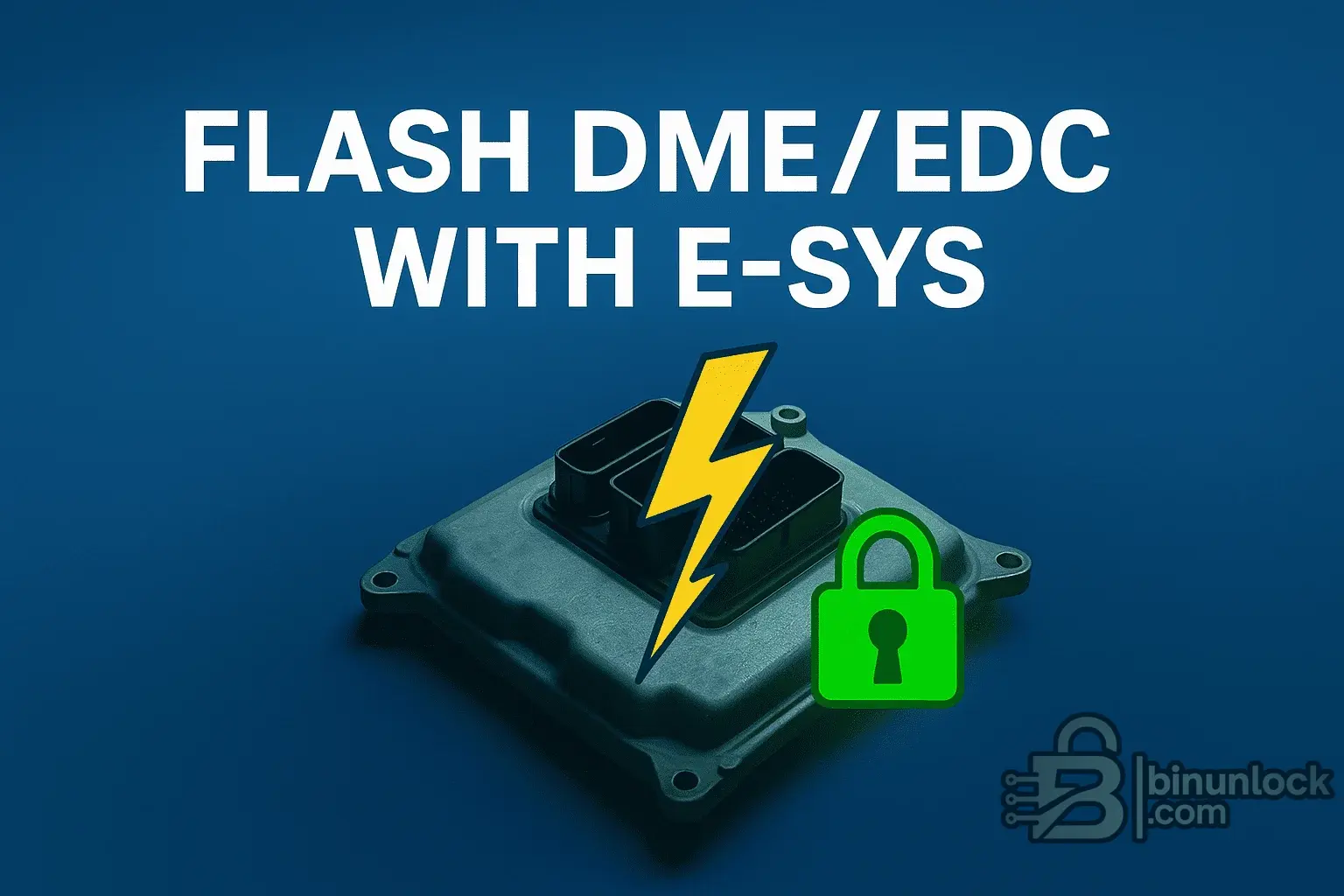 Разблокировка прошивки DME/EDC через E-Sys и патченные файлы BTLD — скриншот 1