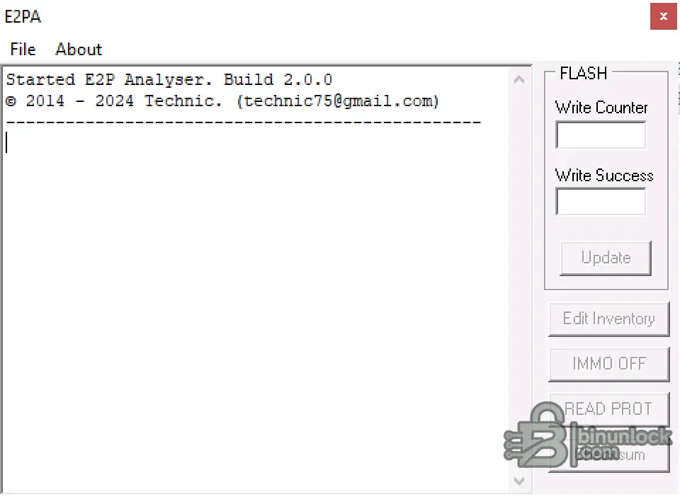 E2PA — анализатор EEPROM/FLASH для Bosch MED9 (VAG) 2.1.1 — скриншот 1
