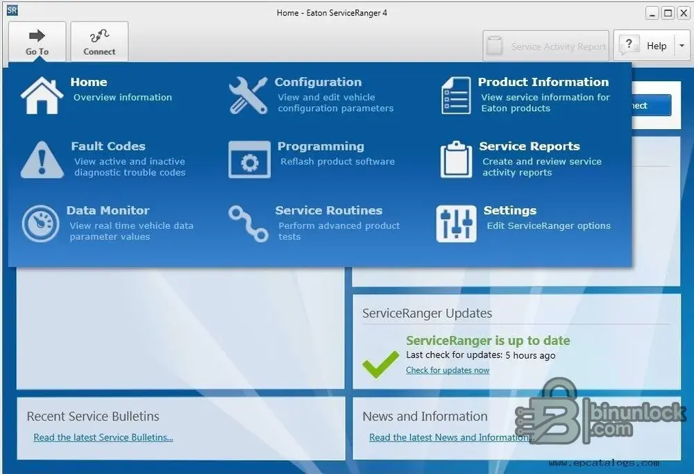Eaton ServiceRanger — тяжёлая диагностика для коробок Eaton 4.2 — скриншот 1