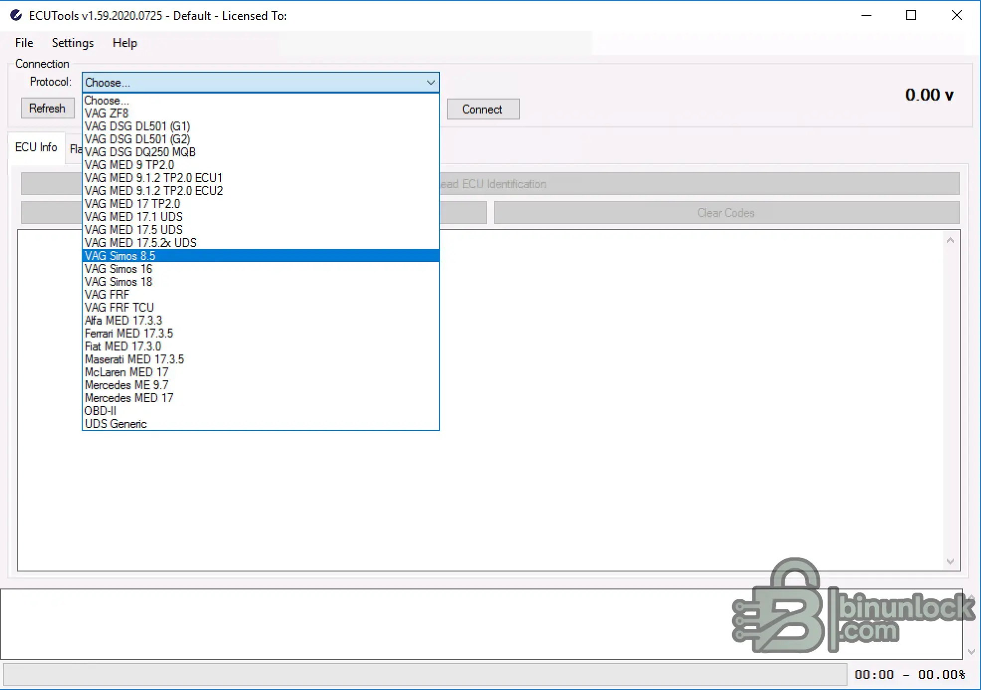 ECUTools — прошивка VAG MED/ME/Simos и DSG + FRF→BIN + логирование 1.59 — скриншот 1