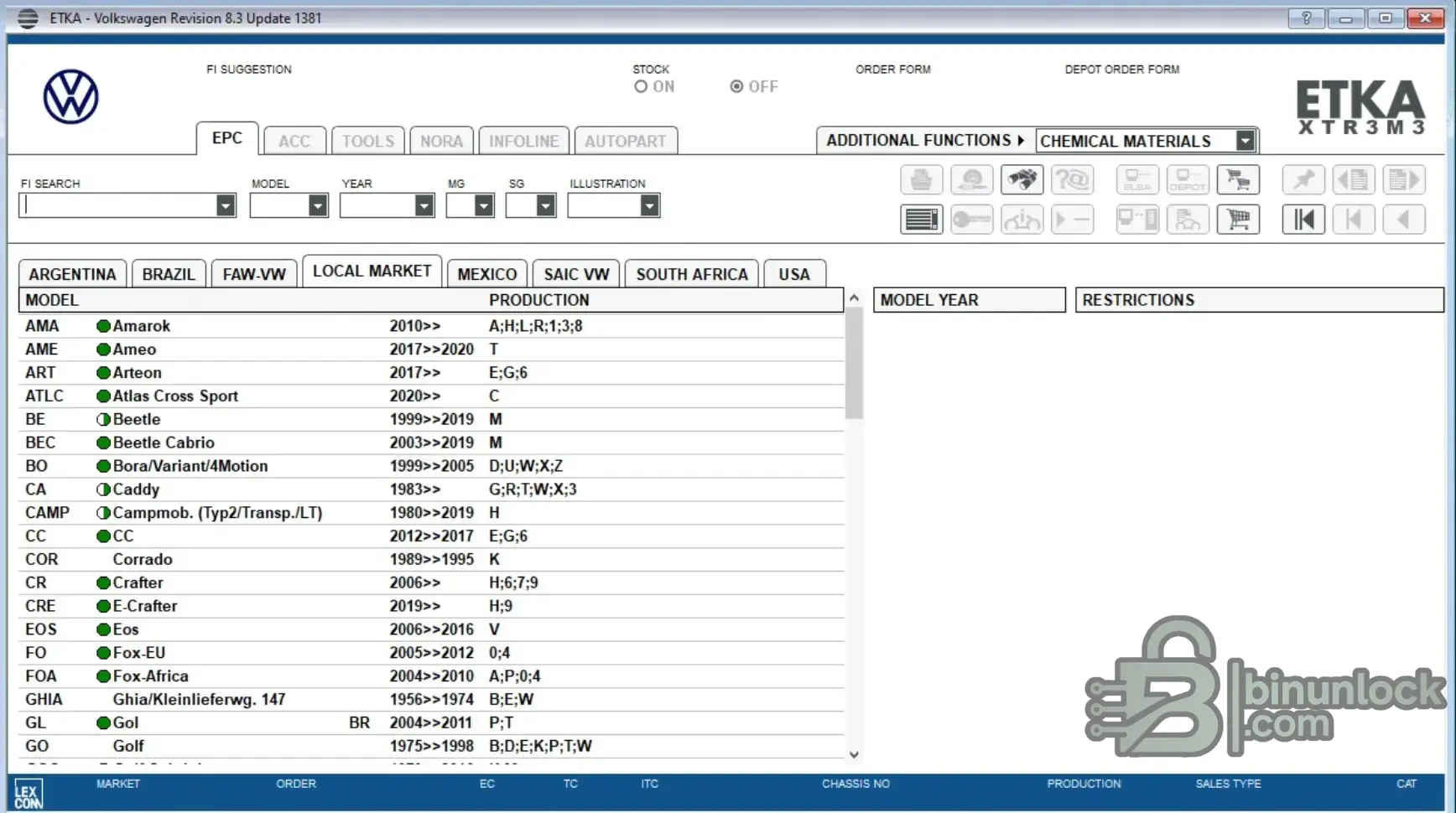 Каталог запчастей ETKA VW Group для EPC и VIN Lookup 8.3 — скриншот 1