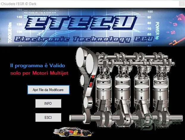 Fiat Multijet EGR Deactivator — утилита для файлов ECU 1.0 — скриншот 1