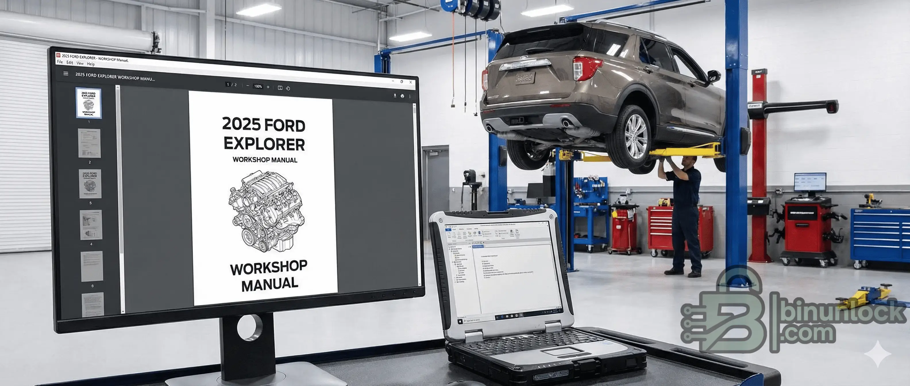 Ford Explorer заводское руководство по обслуживанию и ремонту — скриншот 1