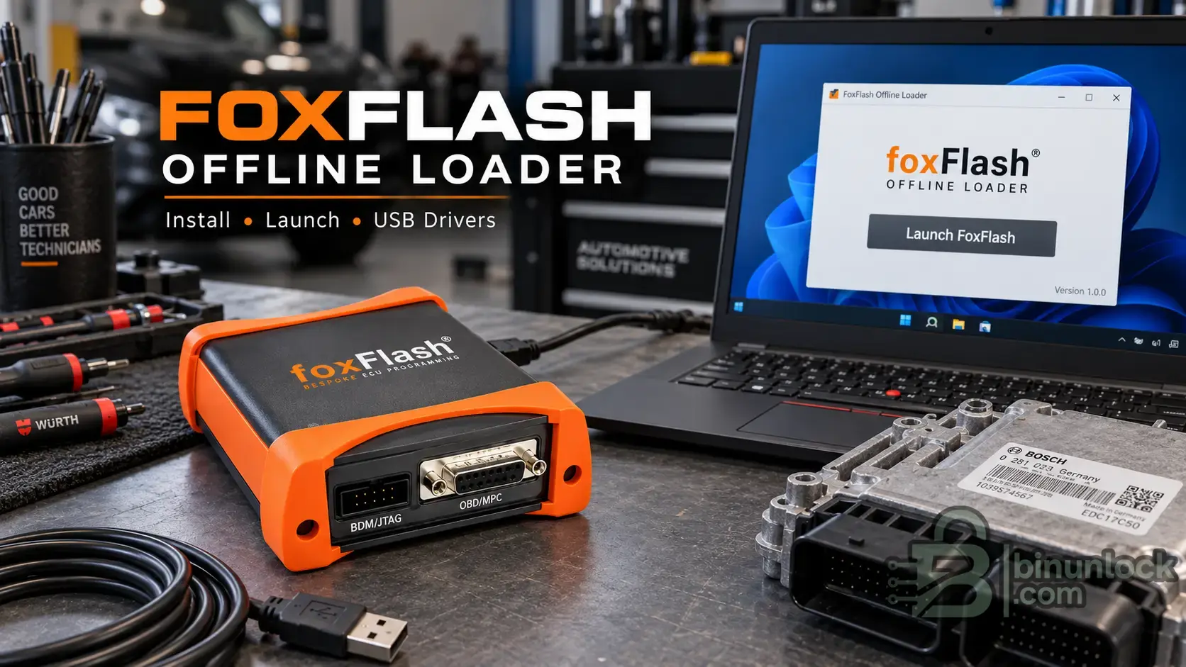 FoxFlash Offline Loader — ПО для программирования ЭБУ двигателя и трансмиссии 2026-10-14 — скриншот 1