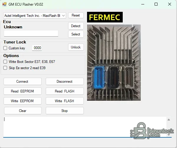 GM ECU Flasher — утилита программирования J2534 0.02 — скриншот 1