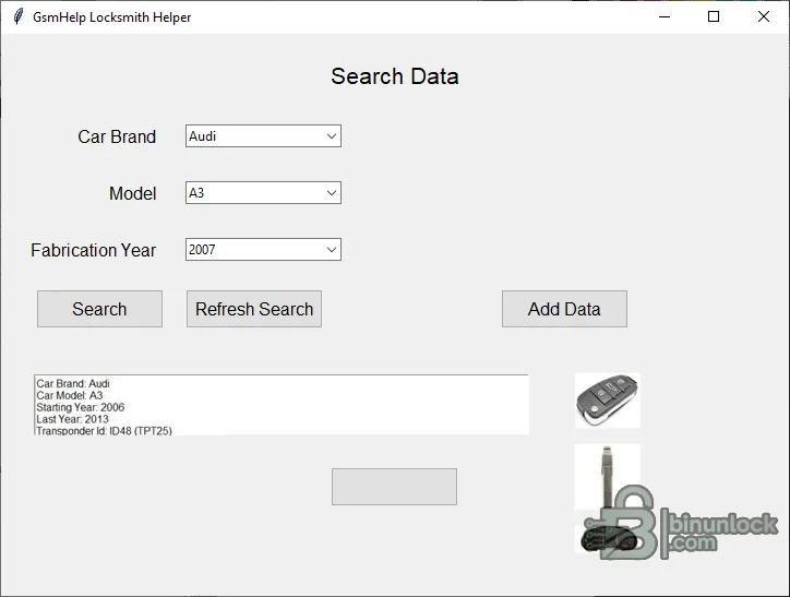 GsmHelp Locksmith Helper — база данных автомобильных ключей и иммобилайзеров Unspecified — скриншот 2