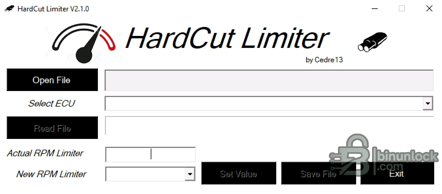 HardCut Limiter — утилита настройки ограничения RPM в файлах калибровок 2.1.0 — скриншот 1