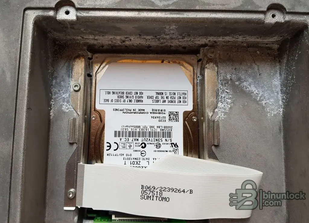 Замена жёсткого диска (HDD) NBT EVO — скриншот 1