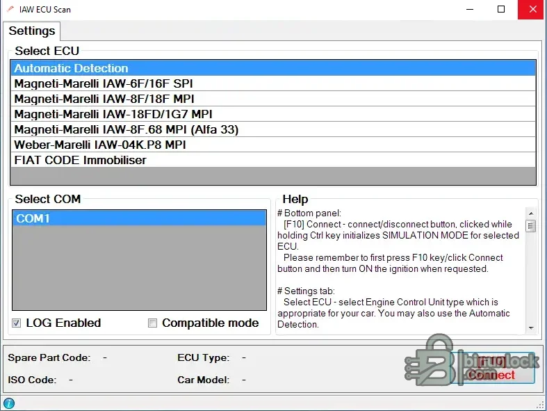 IAW Scan — диагностика ECU Fiat Magneti Marelli 0.69.0.0 — скриншот 1