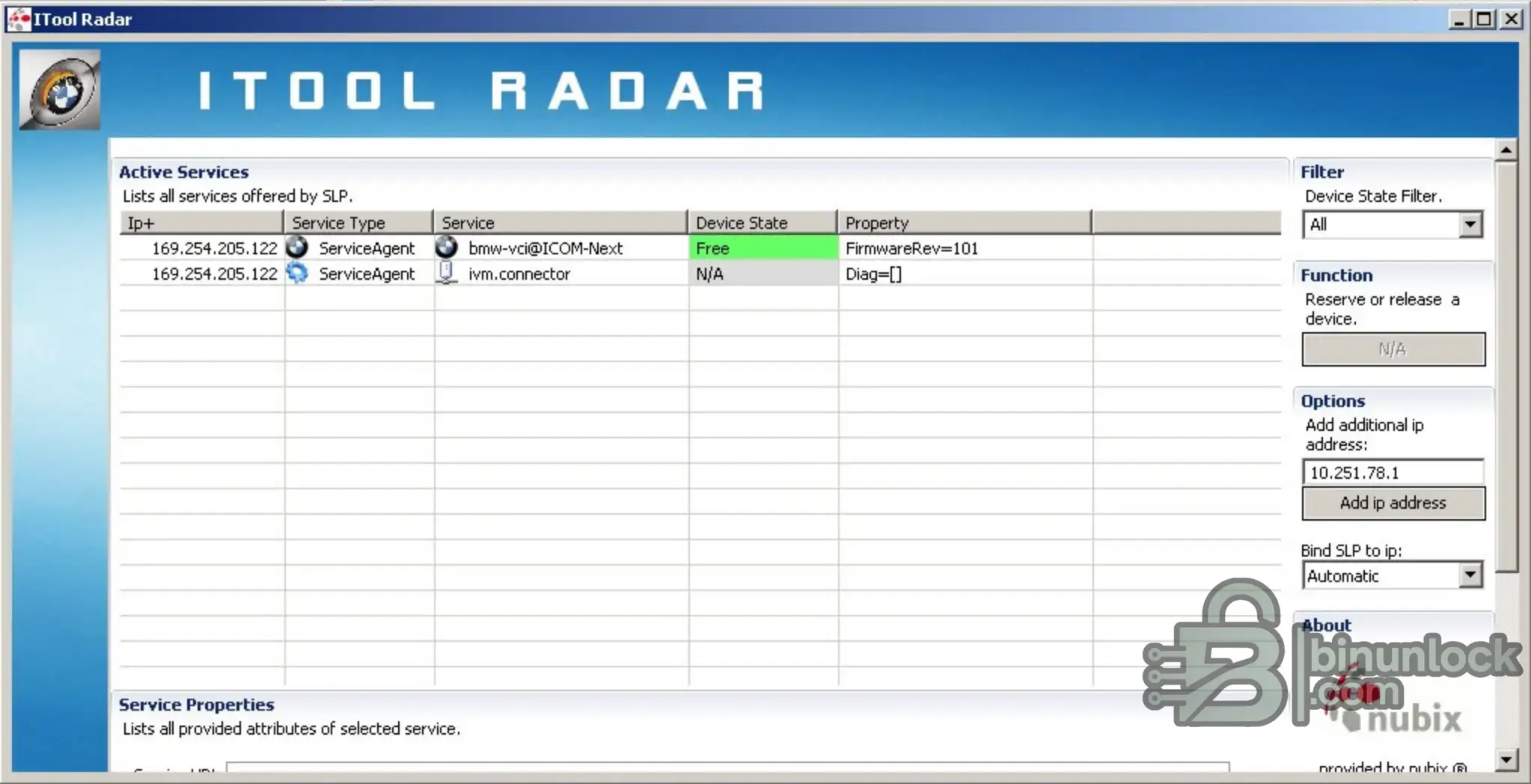 ITool Radar — утилита для поиска и резервирования BMW ICOM (x86/x64) 2025-11-08 — скриншот 1