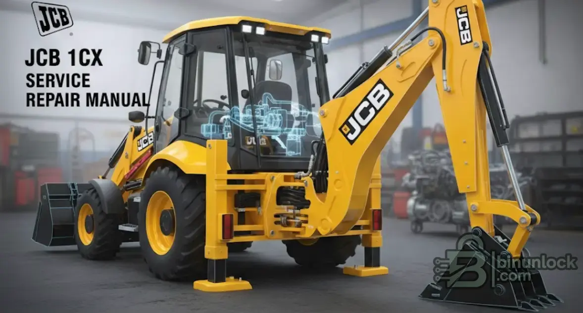 JCB 1CX / 208S Экскаватор-погрузчик — руководство по обслуживанию и ремонту (PDF) — скриншот 1