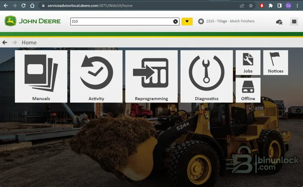 John Deere Service Advisor — мануалы, диагностика и перепрограммирование 5.3.210 — скриншот 1