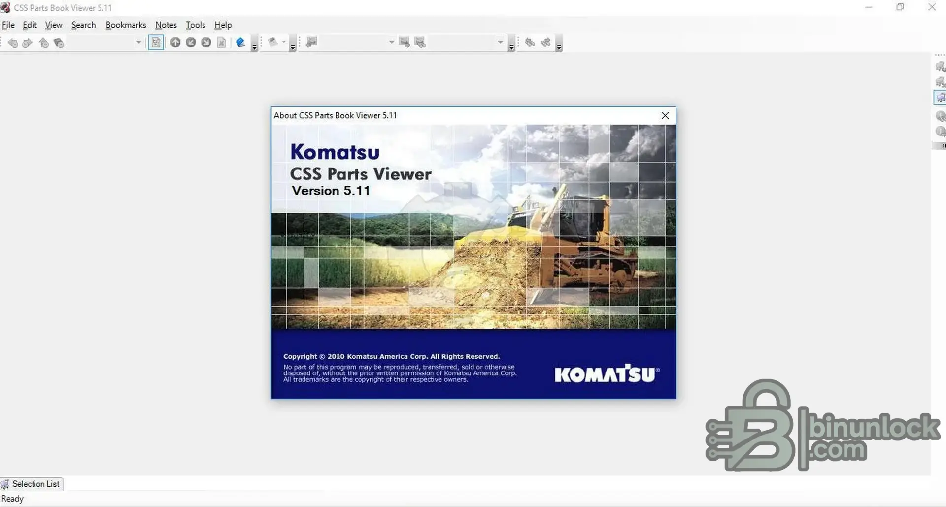 Komatsu LinkOne EPC Viewer для каталогов запчастей и мануалов — скриншот 1