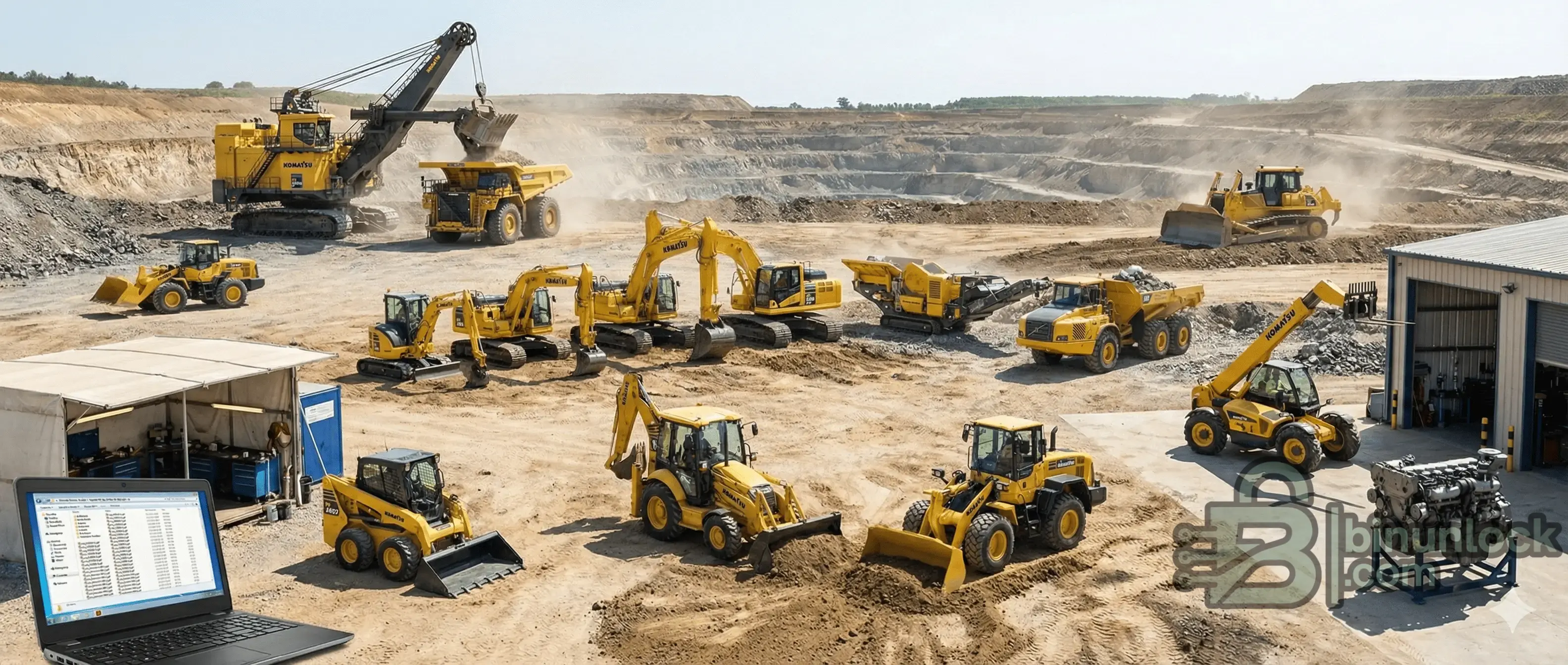 Большой комплект сервисных мануалов Komatsu — бульдозеры, экскаваторы, погрузчики, двигатели, горная техника и другое — скриншот 1