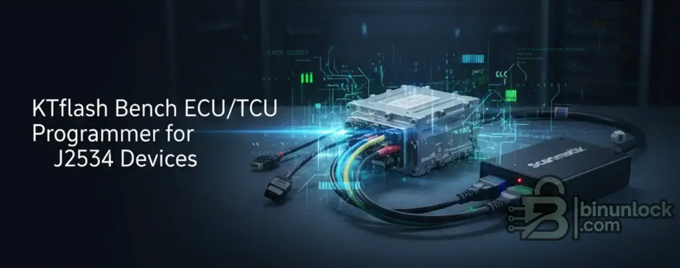 KTflash Bench ECU/TCU программатор для J2534-устройств 2025-10-29 — скриншот 1