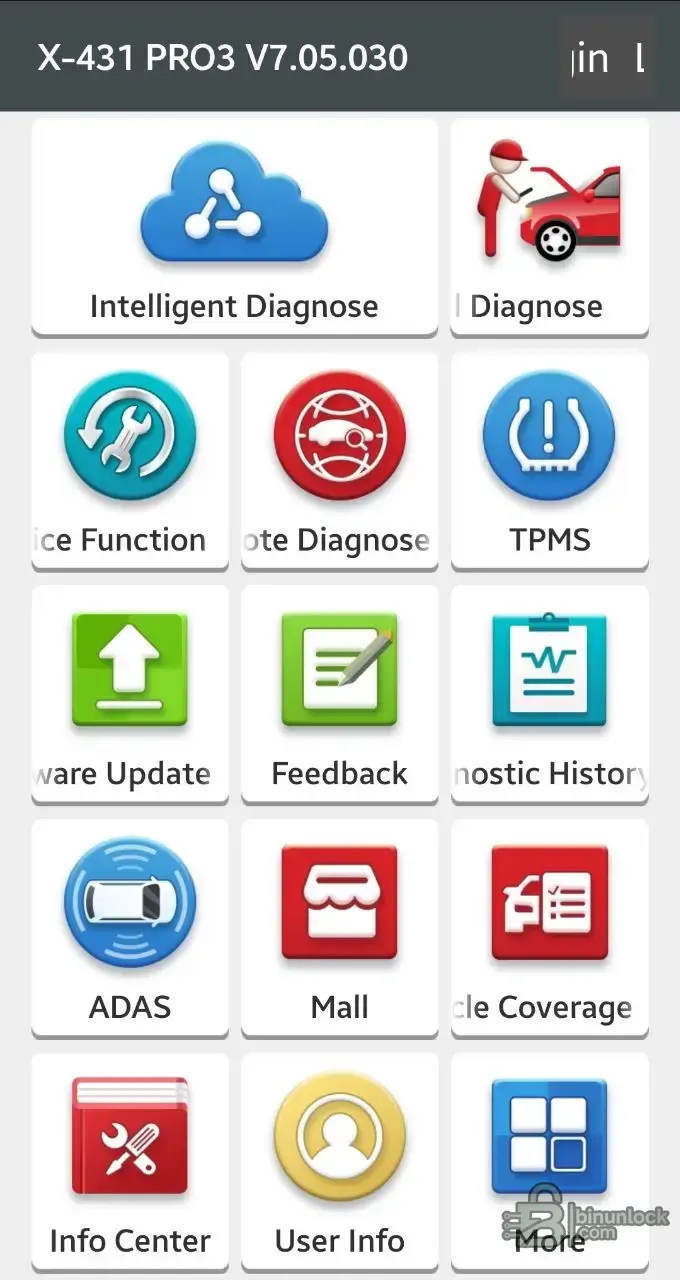 X431 PRO3 Android Client для Thinkdiag 2 и Ediag Plus 7.05.030 — скриншот 2