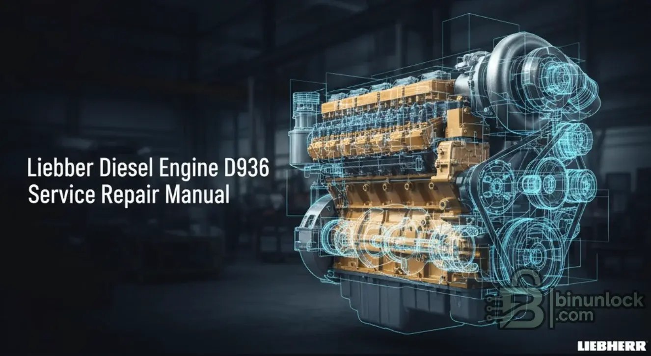 Руководство по обслуживанию дизельного двигателя Liebherr D936 — скриншот 1