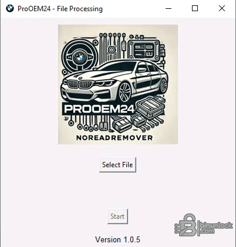 NOREAD Remover — утилита разблокировки файлов ECU 1.0.5 — скриншот 1