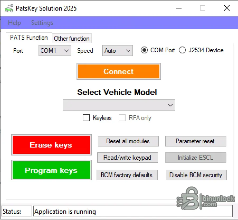 PATSKey Solution — программирование Ford PATS и сервис BCM 2025 — скриншот 1