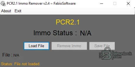 PCR2.1Удаление IMMO — инструмент SIMOS PCR2.1 IMMO OFF 2.4 — скриншот 1