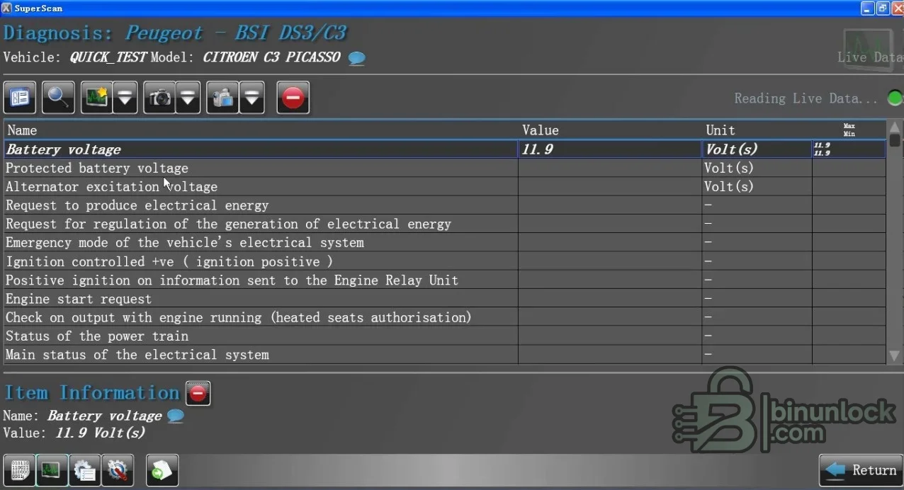 PSA SuperScan — пакет диагностики Peugeot и Citroën 10.2.13 — скриншот 1