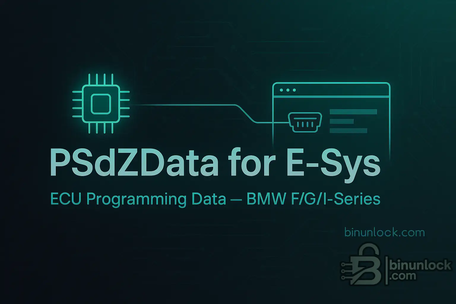 Ресурс 'PSdZData — полный пакет данных для программирования ECU через E-Sys'