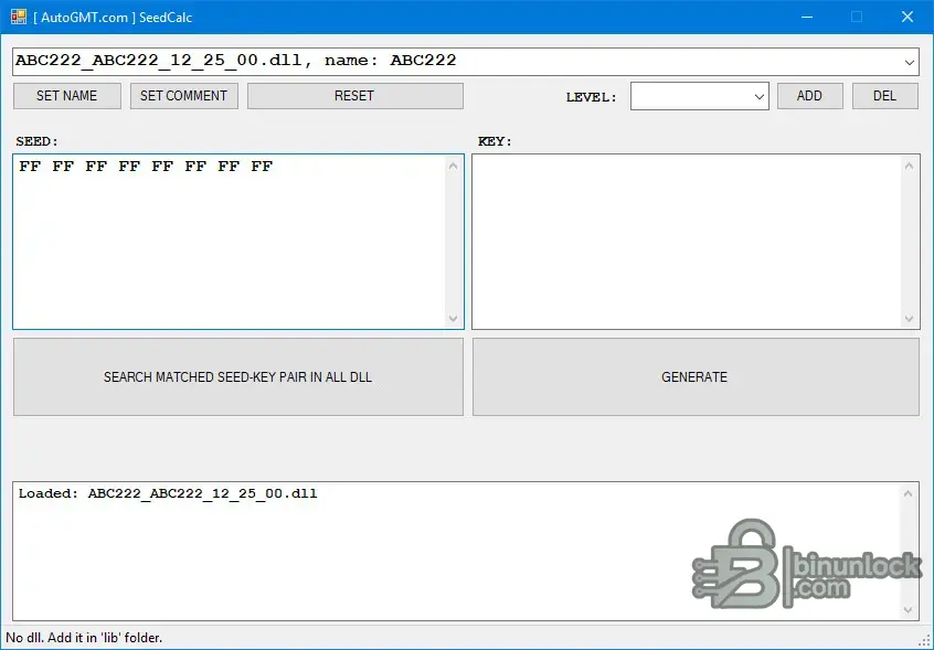 Seed-key калькулятор — помощник для доступа безопасности ECU 1.0 — скриншот 1