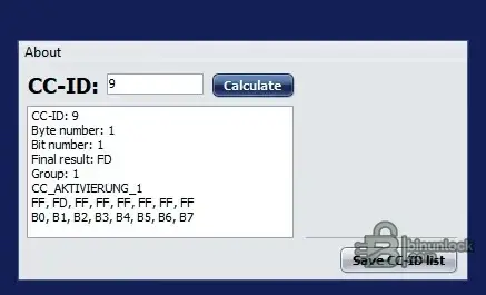 BMW CC-ID OFF Calculator (отключение сообщений Check Control) 1.0 — скриншот 1