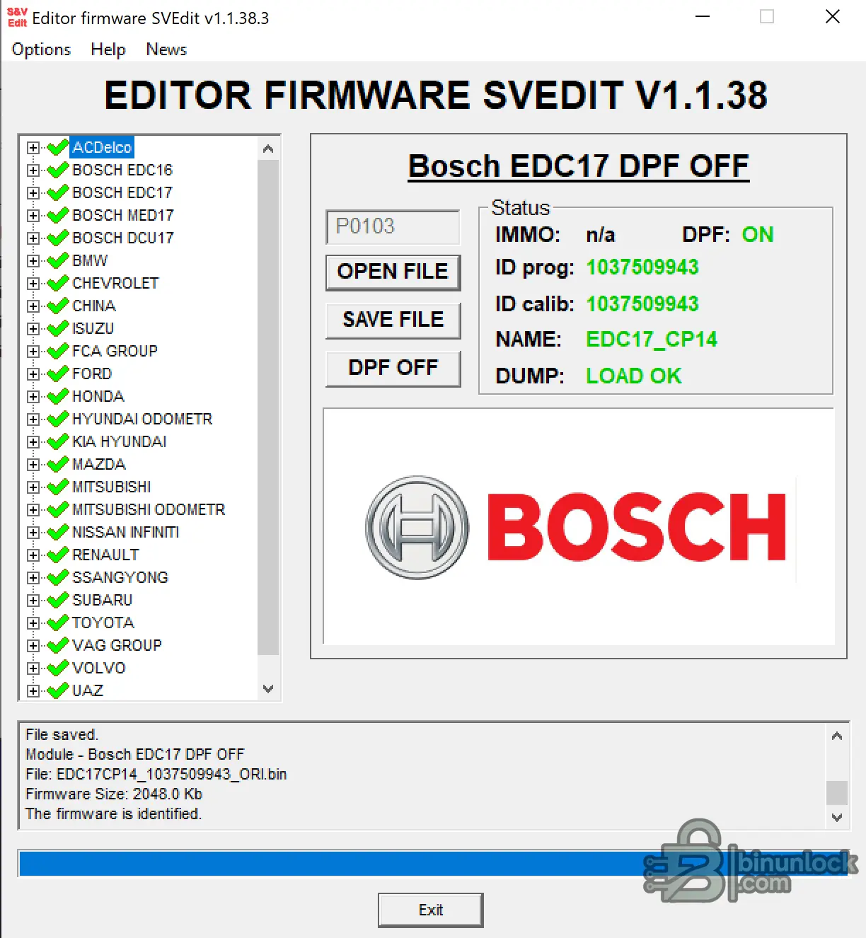 SVEdit — редактор прошивок ЭБУ | 341 функция для Bosch Denso SIM2K — вложение 1