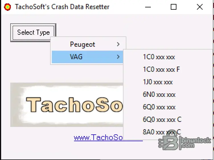 Crash Data Resetter — ремонт EEPROM SRS для VAG и Peugeot 2025-09-16 — скриншот 1