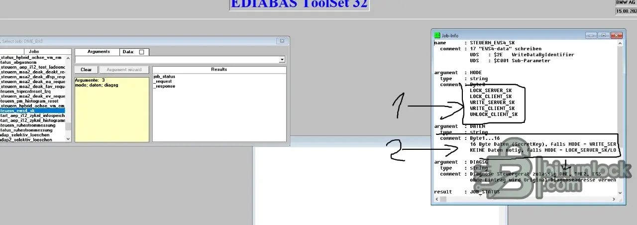 Замена ISN MG1/MD1 через Tool32 2025-07-01 — скриншот 3