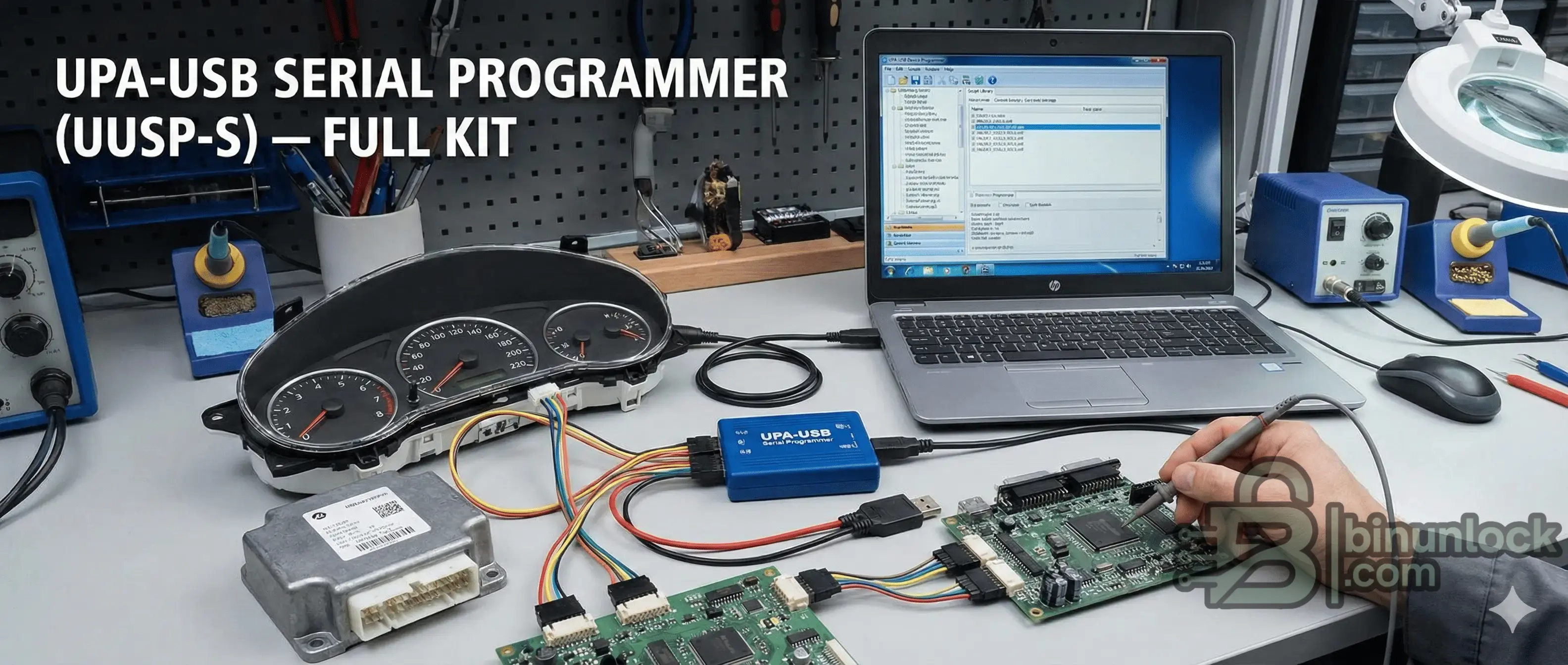 UPA-USB Serial Programmer — полный комплект для MCU и EEPROM 3.2.2.5 — скриншот 1