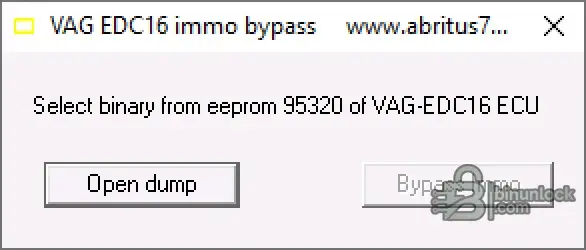 VAG EDC16 инструмент для обхода иммобилайзера (EEPROM 95320) 2025-08-29 — скриншот 1