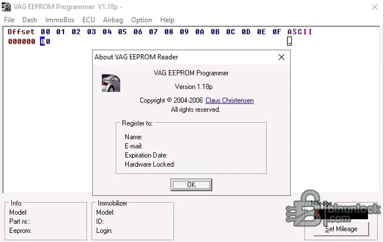 Программатор EEPROM VAG 1.20 — скриншот 1