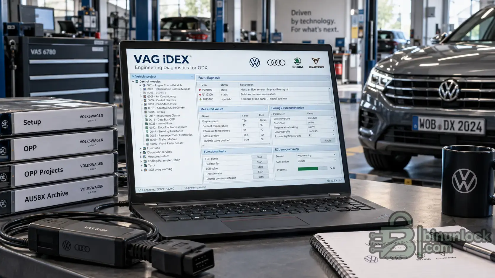 VAG iDEX — диагностическое ПО, кодирование ECU и проекты ODX 1.19.11.3 — скриншот 1